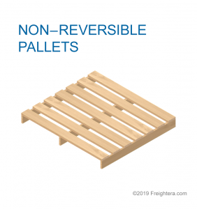 Non reversible pallet