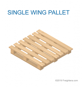 Single wing pallet